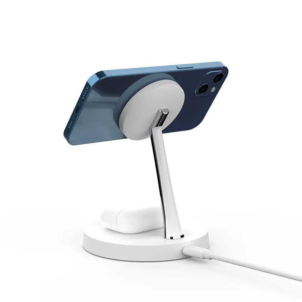 2-in-1 Wireless Magnetic Charger